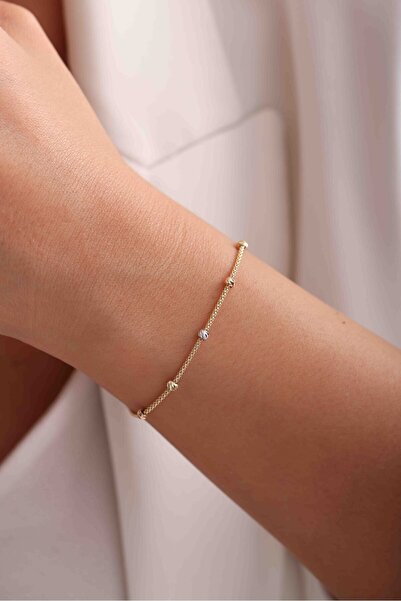 Gianfranco 14 Ayar Kalın Zincirli 3 Renk Dorika Bileklik