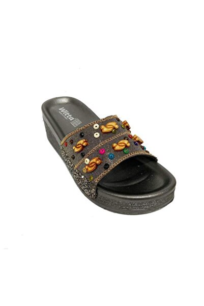 Witta 54313-24 Anatomik Trend Fashıon Dolgu Topuklu  Kadın Terlik