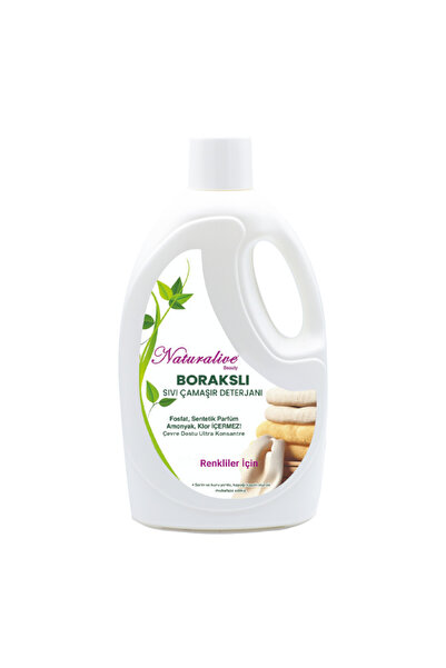 Mecenne Naturalive Borakslı Sıvı Çamaşır Deterjanı 2.5lt Renkliler Için