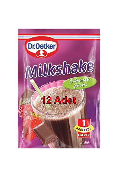 Dr. Oetker Milkshake Çikolatalı Çilekli 12'li