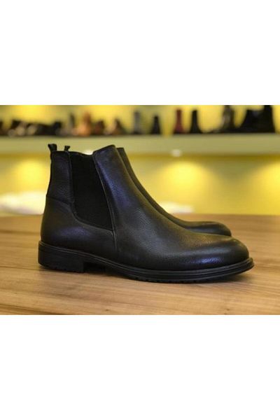 Şahin Men's Black Chelsea Casual Winter Boots