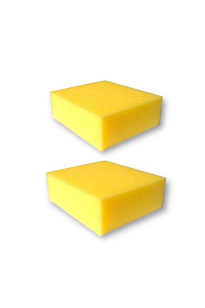 Acord 2 Pieces of Plastering Sponge - for Car Washing and Cleaning (Color Options)