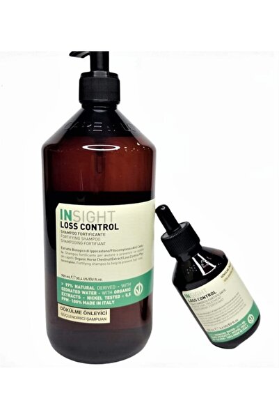 Insight Loss Control Dökülme Önleyici Şampuan 900 ml ve Dökülme Önleyici Güçl...