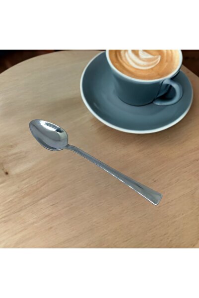 Dore Voir 18/10 ستانلس ستيل 6 قطع ملاعق صغيرة - موديل مسطح