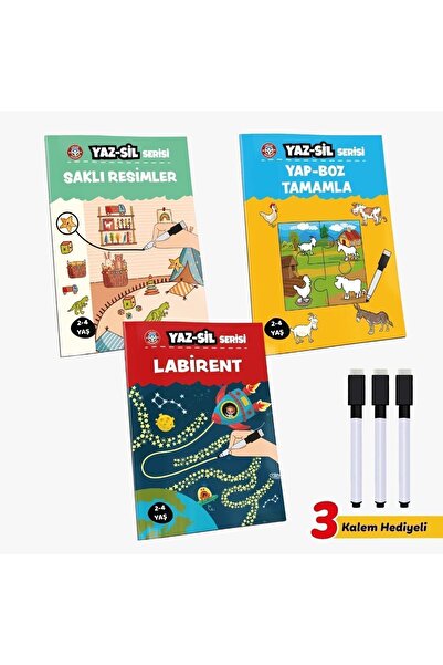 Çocuk Akademi Yaz Sil Serisi-1