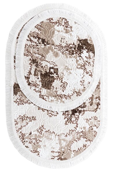 Angorahome Peluş 2'li Banyo Paspas Takımı (50x60 & 60x100)