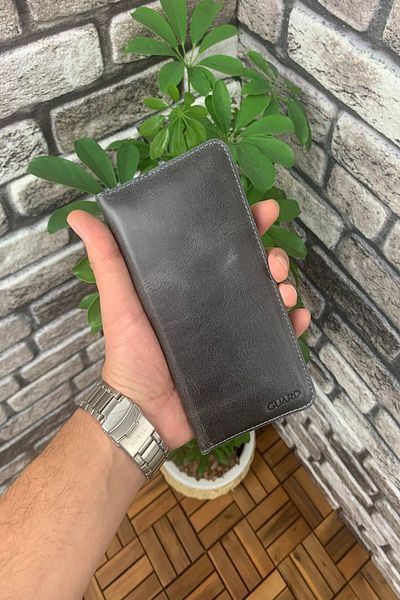 GUARD Antique Hand Portfolio with Gray Phone Port