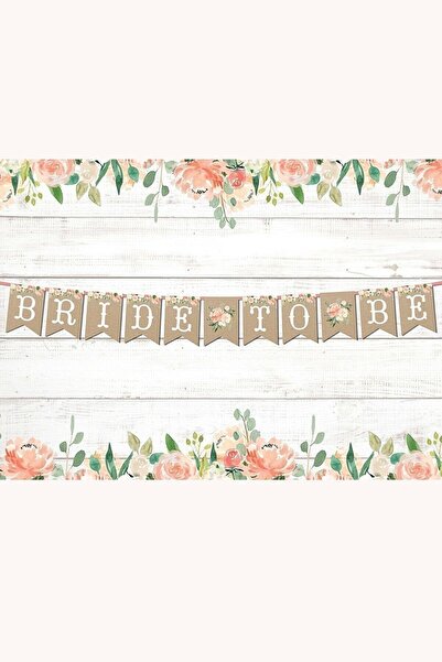 Deniz Party Store Bride To Be Yazılı Temalı Bekarlığa Veda Partisi 2 Metre Ka...