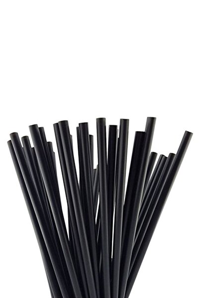 Ekosepet Siyah Pipet Jelatinsiz 8 Mm 26 Cm 100'lü