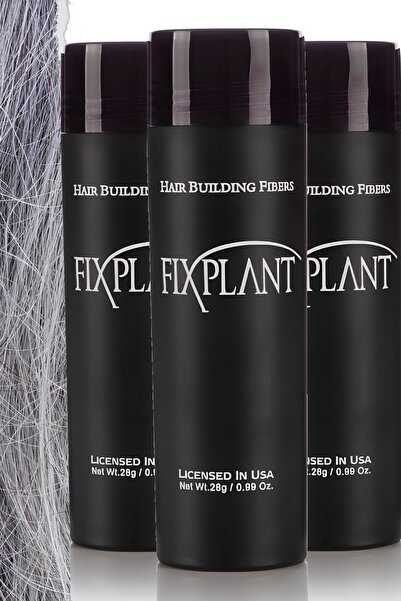 FIXPLANT Saç Dolgunlaştırıcı 3 Şişe Topik 84 Gr. | Seyrek Saçlar Için Saç Toz...