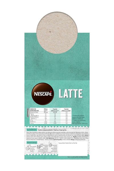Nescafe Soluble Coffee Mix with Latte Milk and Foam 14.5 g x 24