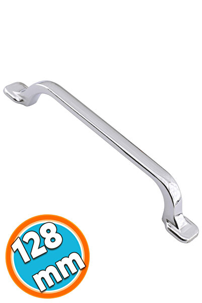 NZB 128 mm Chrome Metal Handle Kitchen Cabinet - Drawer and Door Handle