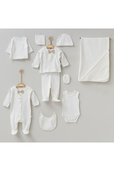 Bebitof Pugi Baby 6063 Erkek Bebek Mevlüt Takım Hastane Çıkışı Seti 10lu Set ...