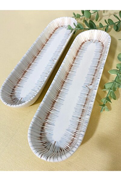 VENÜS HOME DECORATION Blue Eyes 2 Adet Zeytinlik Sunum Tabağı