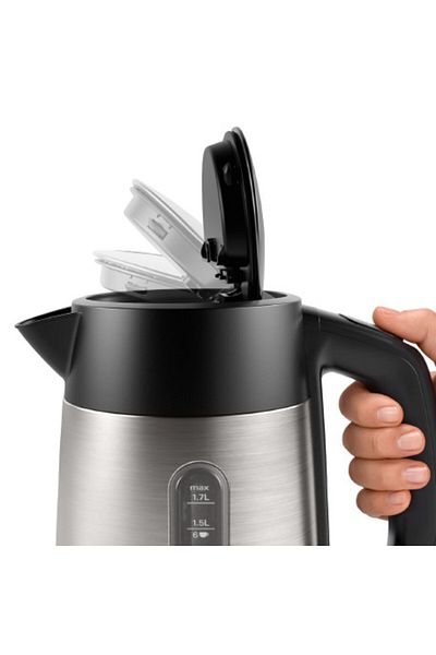 Bosch Kettle, DesignLine, Triple safety feature, Stainless Steel, TWK4P440GB 1 Year Warranty