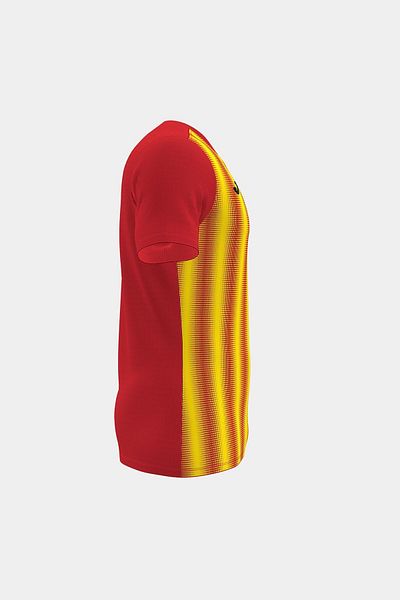 Joma Ανδρική φανέλα ποδοσφαίρου αγώνα - Inter Short Sleeve, Red Yellow 102807 .609