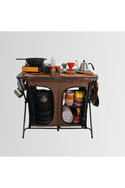 NURGAZ NG C156 Campout Çift Kapılı Kamp Mutfağı