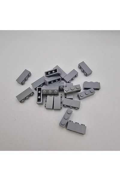 LEGO Custom Moc Creator Brick - 1 X 3 Light Grey, 4 Pieces to Send