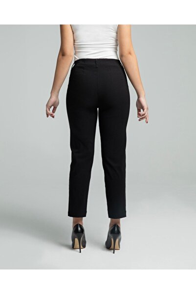 Monmark Phia Cropped Viskon Siyah