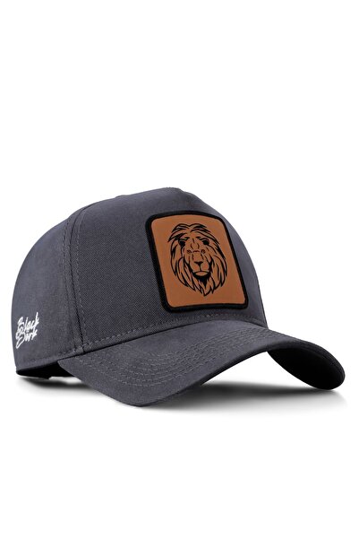 BlackBörk V1 Aslan Logolu Antrasit Beyzbol Şapka