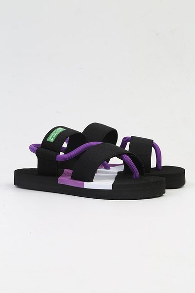 Benetton ® صندل نسائي أسود مستورد BNI-10214