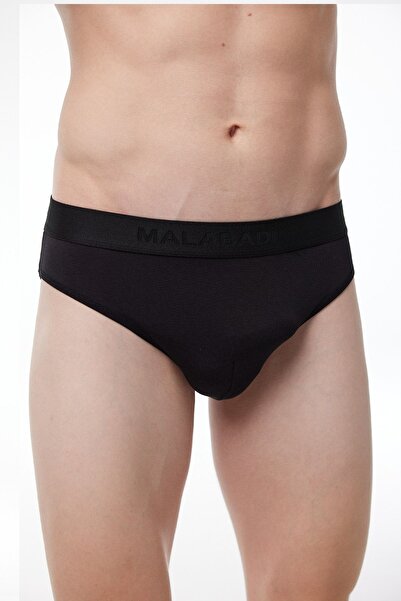 Malabadi Men's Modal Black Slip Panties Set of 5 - 5m080