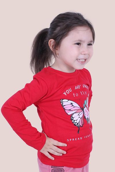 FYK COLLECTİON Комплект от 3 основни суитшърта за момичета