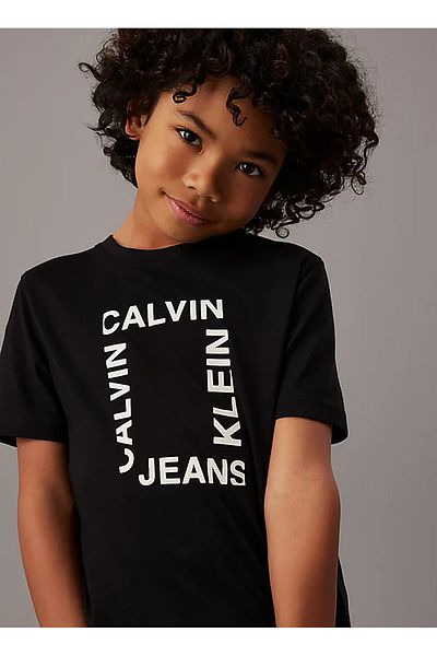 Calvin Klein Men's T-Shirt - Black, Printed, Ib0Ib02159Beh