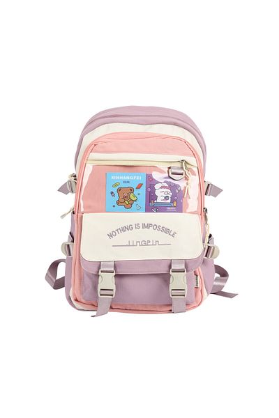 roys joys Rucsac de școală în stil coreean Kawaii neted