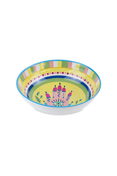 Baci Milano Mamma Mia Set of 6 Hand Patterned Bowl 23 cm