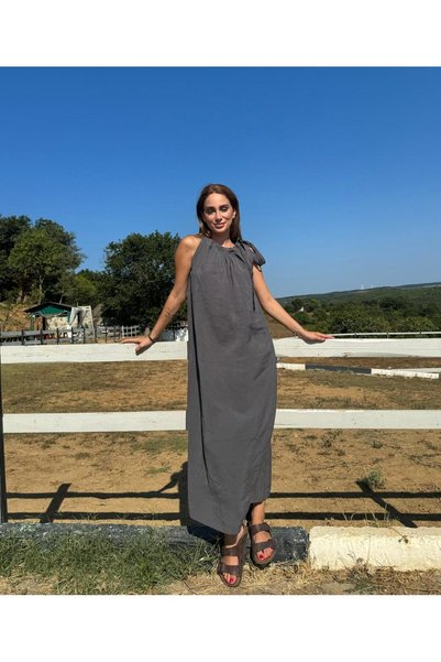 PANCAARTE DRESS WITH STRAP FROM SHOULDER
