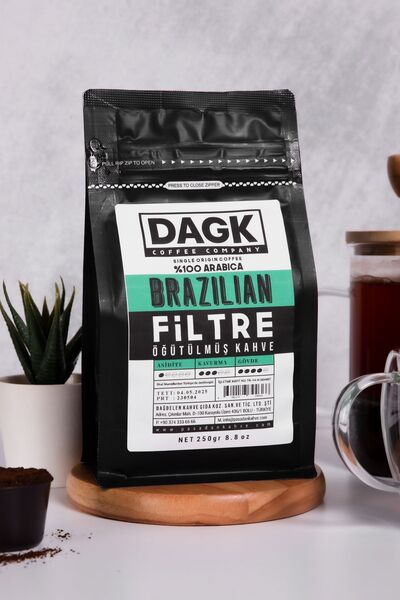 Dagk Filtre Kahve Brazilian 250gr Öğütülmüş