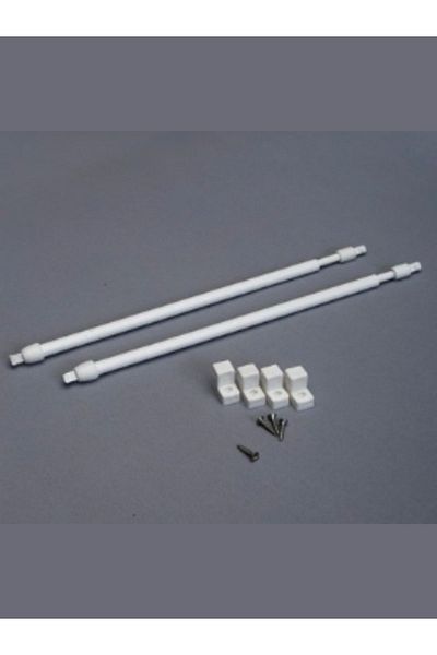 MGEStore Bară Briz reglabilă - Ușă pentru fereastră, 40-60 cm (2 buc.)