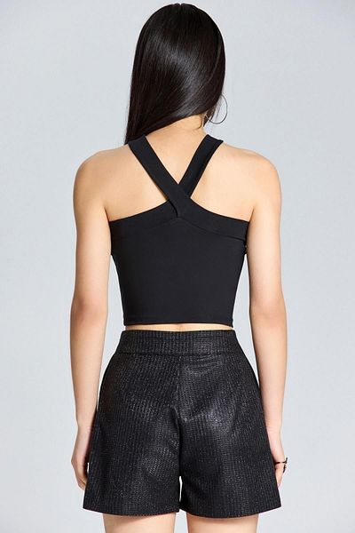 boutiquen Model 2646 - Black Crop Cross Body