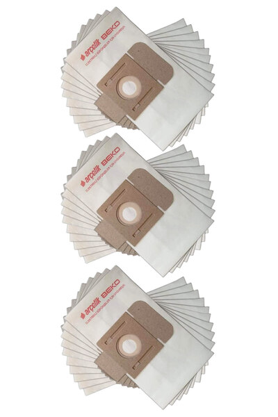 Marketto كيس غبار متوافق مع المكنسة الكهربائية Arçelik S 6800، 30 ورقة