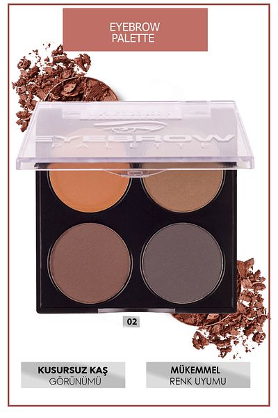 Lollis Eyebrow Palette 02 / Eyebrow Shadow Palette 02