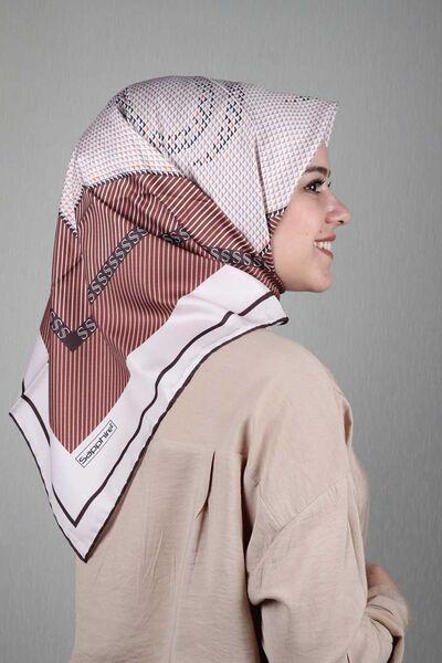 Sapphire Bijuteri نمط وشاح تيفيل منقوش ياقوتي-04 اللون-09