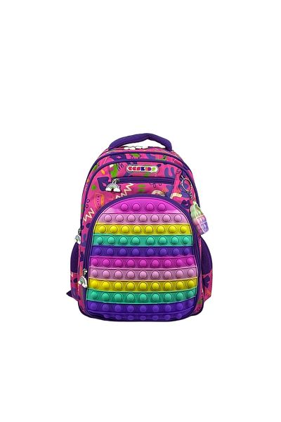 ÇÇS Unicorn Patterned Children's School Bag - Set of 2