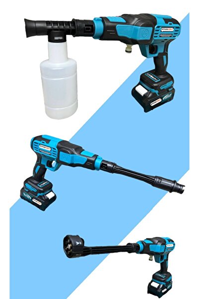 STANVOLT YÜKSEK BASINÇLI ÇİFT AKÜLÜ OTO YIKAMA VE İLAÇLAMA MAKİNASI