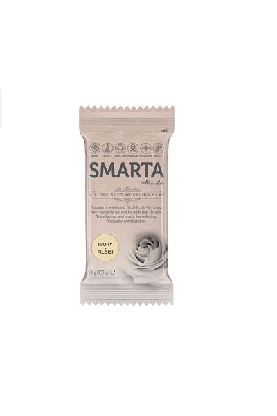 Smarta 100g Ivory Air Drying Modeling Plasticine