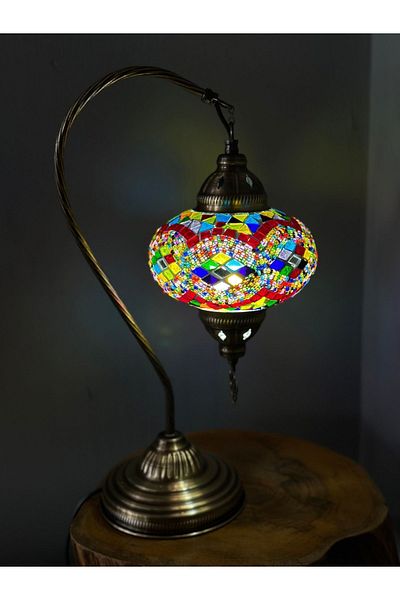 CYL Mosaic Patterned Authentic Lampshade Table Lamp