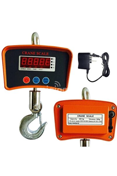 OnlyTech 500 kg Digital Hanging Scale Askılı Çengel Baskül Terazi  500  kg