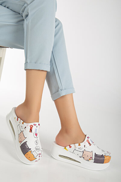 YNK Papuci ortopedici pentru femei Airmax Sabo - pentru spital Doctor Nurse Chef