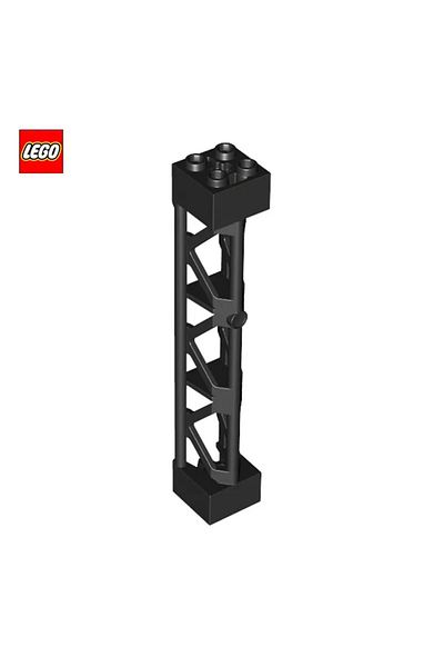LEGO 5 Pieces of Black Support - 2x2x10 Triangle Pieces with Beam