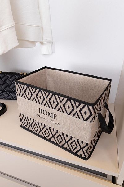 Pazar Kapısı BOHE Handled Basket Shelf Organizer - Organizer