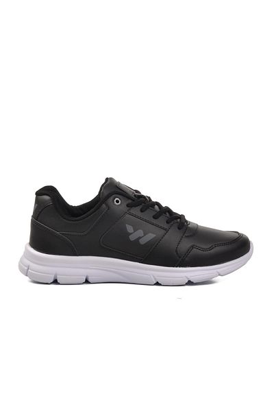 WALKWAY Portofino PU Men's Sports Shoes - Black White