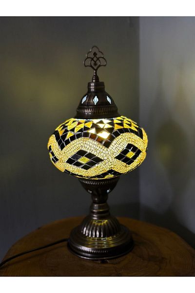 CYL Mosaic Patterned Authentic Dress - Table and Lampshade