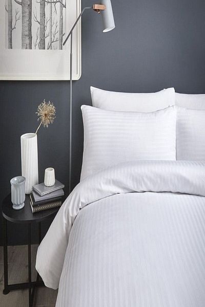 Tekstil Home Διπλό Σετ Παπλωματοθήκη Ξενοδοχείου Σατέν Σετ Παπλωματοθήκη + 2 Μαξιλαροθήκες (Χωρίς σεντόνι) Με τσάντα