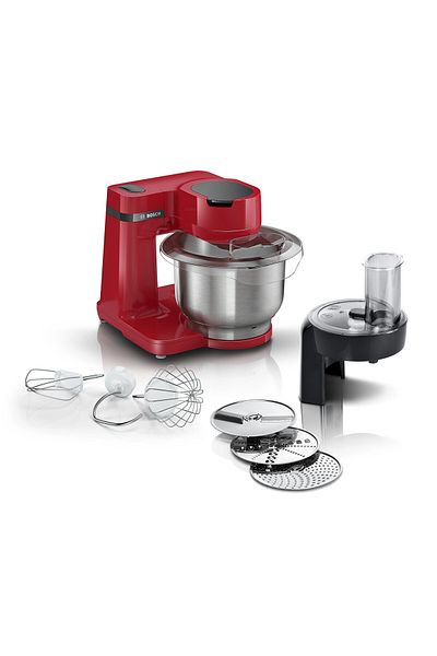 Bosch Kitchen Machine ,700 Watt, 3.8 Liter Bowl, Red Colour-MUMS2ER01G,1 Year Warranty