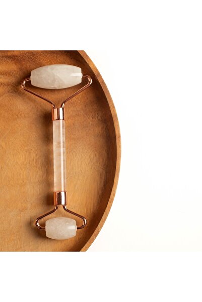 Paleo Kristal Kuvars Face Roller Doğal Taş Masaj Aleti